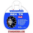 Miniaturebillede af Weissenfels snekæde 4x4 rex tr2 17 mm