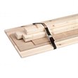 Miniaturebillede af Jumbo bagagerem 250 cm sort 2 stk