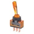 Miniaturebillede af Kontakt vippe on-off gul 20amp