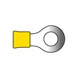 Miniaturebillede af Kabelsko gul ring 5,3mm 2,5-6mm2 10 stk