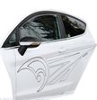 Miniaturebillede af Climair vindafviser til fordør til Ford Fiesta 3 dr 2008 og frem