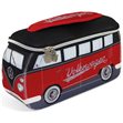 Miniaturebillede af Toilettaske VW T1 bus rød og sort