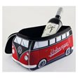 Miniaturebillede af Toilettaske VW T1 bus rød og sort