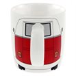 Miniaturebillede af Krus VW T1 bus motiv rød