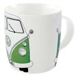 Miniaturebillede af Krus VW T1 bus motiv grøn