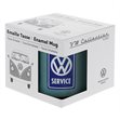 Miniaturebillede af Turkis Emaljekrus 500ml. Motiv: VW Service VW T1 bus 