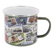 Miniaturebillede af Emaljekrus, VW T1 bus "STAMPS" 500ml