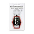 Miniaturebillede af VW GTI nøglering sekskantet m. flaskeåbner, sort