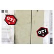 Miniaturebillede af VW GTI gummimagnet, flerfarvet, 2 stk.