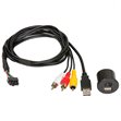 Miniaturebillede af Alpine USB/AUX stik med kabel