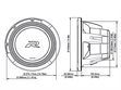 Miniaturebillede af Alpine R2-W12D2 Type-R subwoofer 12" 2 Ohm