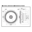 Miniaturebillede af Alpine S2-S65 16,5 cm højttaler coaxial 2 vejs
