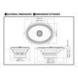 Miniaturebillede af Alpine S2-S68 6x8" højttaler 2 vejs coaxial