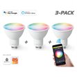 Miniaturebillede af Caliber GU10 Smart Home 3 pack LED pære hvid/multicolor
