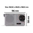 Miniaturebillede af Caliber bærbar lomme FM radio