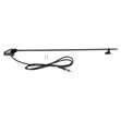 Miniaturebillede af Universal antenne AM/FM DIN sort 118 cm.
