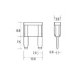 Miniaturebillede af Ampire XSA200 sikringsadapter til MINI/ATM-sikring 10A