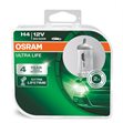 Miniaturebillede af Osram Ultra Life H4 60/55W 12V 2 stk