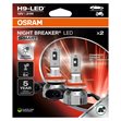 Miniaturebillede af Osram Night Breaker LED Smart H9 LED pærer ECE godkendt 2 stk