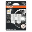 Miniaturebillede af Osram LEDriving SL W21W gul LED pærer 12V 2 stk