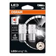 Miniaturebillede af Osram LEDriving SL P21/5W rød LED pærer 2 stk