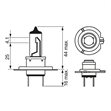 Miniaturebillede af Bosch Pure Light pære H7 55W 12V 1 stk