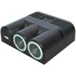 Miniaturebillede af Strømudtag med 2+USB til skruemontering