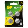 Miniaturebillede af GP CR2025 lithium knapcellebatteri 4 stk