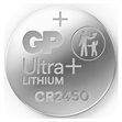 Miniaturebillede af GP Ultra Plus CR2450 lithium knapcellebatterier 2 stk