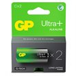 Miniaturebillede af GP Ultra Plus Alkaline C-batteri 2-pak