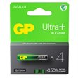Miniaturebillede af GP Ultra Plus Alkaline AAA-batteri 4-pak