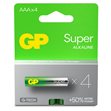 Miniaturebillede af GP Super Alkaline AAA-batteri 4-pak