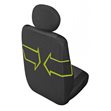 Miniaturebillede af Sædeovertræk passagerside Renault Trafic II 2001-2014