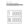 Miniaturebillede af Digital vægttavler med nytte last sølv