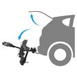 Miniaturebillede af Buzzrack Scorpion Pro cykelholder til 2 el-cykler