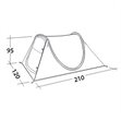 Miniaturebillede af Easy Camp Fireball 200 pop-up-telt
