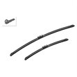 Miniaturebillede af BOSCH Aerotwin Flatblade A094S viskerblade til forrude 625mm og 425mm 2 stk