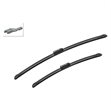 Miniaturebillede af BOSCH Aerotwin Flatblade A187S viskerblade til forrude 600mm og 450mm 2 stk
