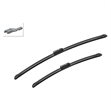 Miniaturebillede af Bosch Aerotwin Flatblade viskerblade sæt A188S