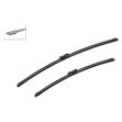 Miniaturebillede af BOSCH Aerotwin Flatblade A256S viskerblade til forrude 700mm og 550mm 2 stk