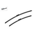 Miniaturebillede af BOSCH Aerotwin Flatblade A296S viskerblade til forrude 600mm og 500mm 2 stk