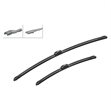 Miniaturebillede af BOSCH Aerotwin Flatblade A642S viskerblade til forrude 650mm og 425mm 2 stk