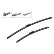 Miniaturebillede af Bosch Aerotwin Multiclip AM467S viskerblade til forrude 650mm og 475mm to stk