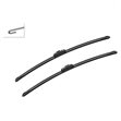 Miniaturebillede af Bosch AeroTwin Retro fit AR651S viskerblade til forrude 650mm og 650mm to stk