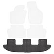 Miniaturebillede af Gummimåtter Volkswagen Sharan II minivan, 2010-2022