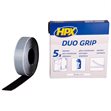 Miniaturebillede af HPX duo grip - sort selvklæbende velcobånd 25mm x 2 m