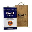 Miniaturebillede af Gulf trækasse til olie