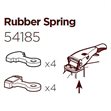Miniaturebillede af Thule rubber spring kit 927002