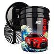 Miniaturebillede af Soft99 vaskespand med grit guard 19 liter