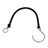 Gummistrop med krog 18 cm 4 stk 